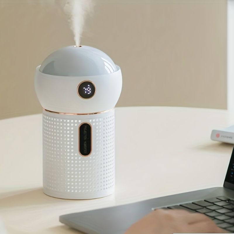 New Projection Night Light Air Humidifier Aroma Diffuser USB Rechargeable