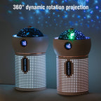 New Projection Night Light Air Humidifier Aroma Diffuser USB Rechargeable