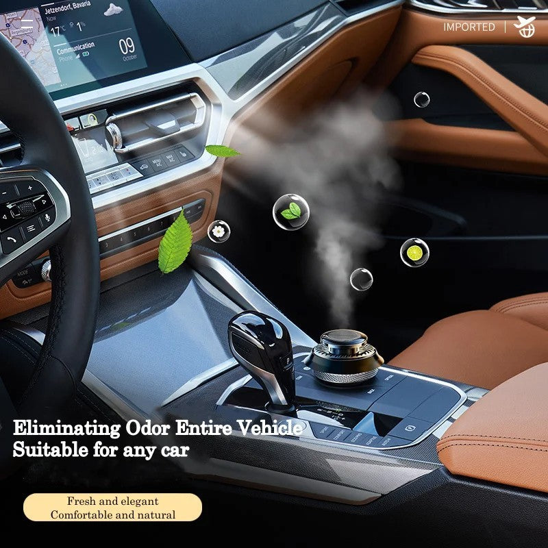 Portable Kinetic Car Air Freshener Solar Powered Double