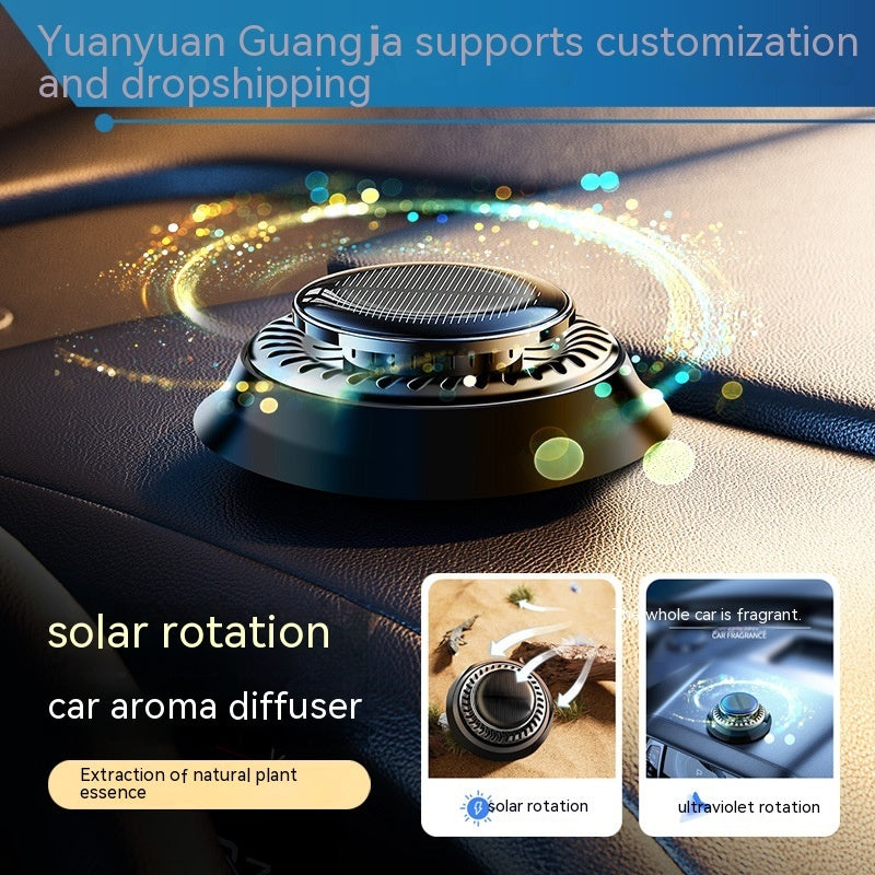 Portable Kinetic Car Air Freshener Solar Powered Double