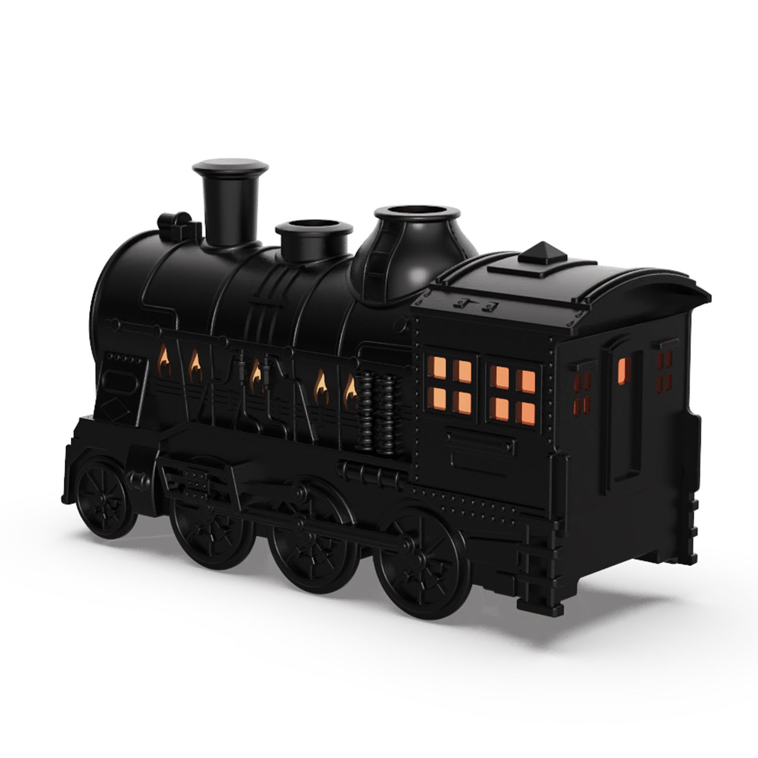 Train Shape Aromatherapy Diffuser Desktop Essential Oils Difusor Smoke