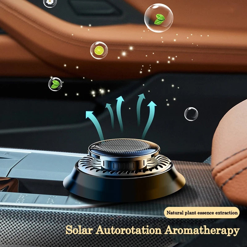 Portable Kinetic Car Air Freshener Solar Powered Double