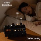 Train Shape Aromatherapy Diffuser Desktop Essential Oils Difusor Smoke