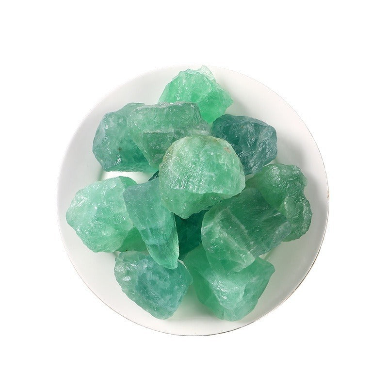 Crystal Rough Green Fluorite, Cross-border Crystal Diffuser