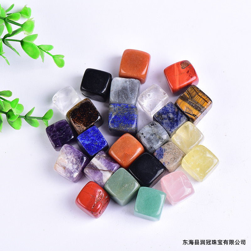 Natural Crystal Cube Rough Polishing Aromatherapy Stone