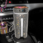 Luxury Diamond Car Humidifier LED Light Car Diffuser Auto