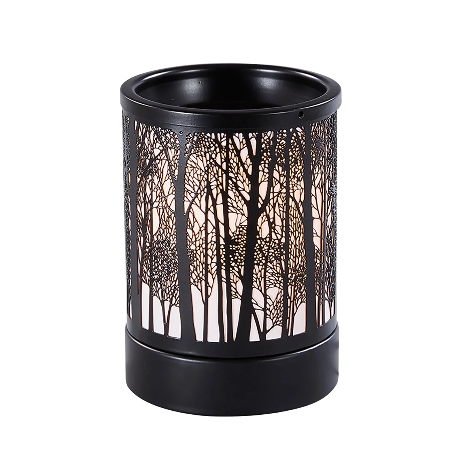 Wax Melter Warmer for Scented Wax Candle Warmer Metal Fragrance Oil Burner with 2 Light Bubbles for Home Bedroom Office Trees