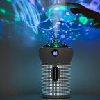 New Projection Night Light Air Humidifier Aroma Diffuser USB Rechargeable