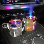 Luxury Diamond Car Humidifier LED Light Car Diffuser Auto