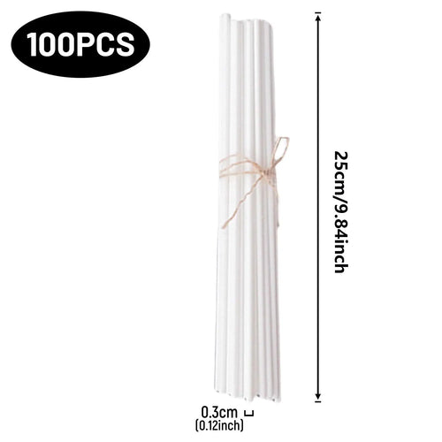 100Pcs Reed Diffuser Sticks Set 3mm 8inch Fiber Reed Diffuser Sticks