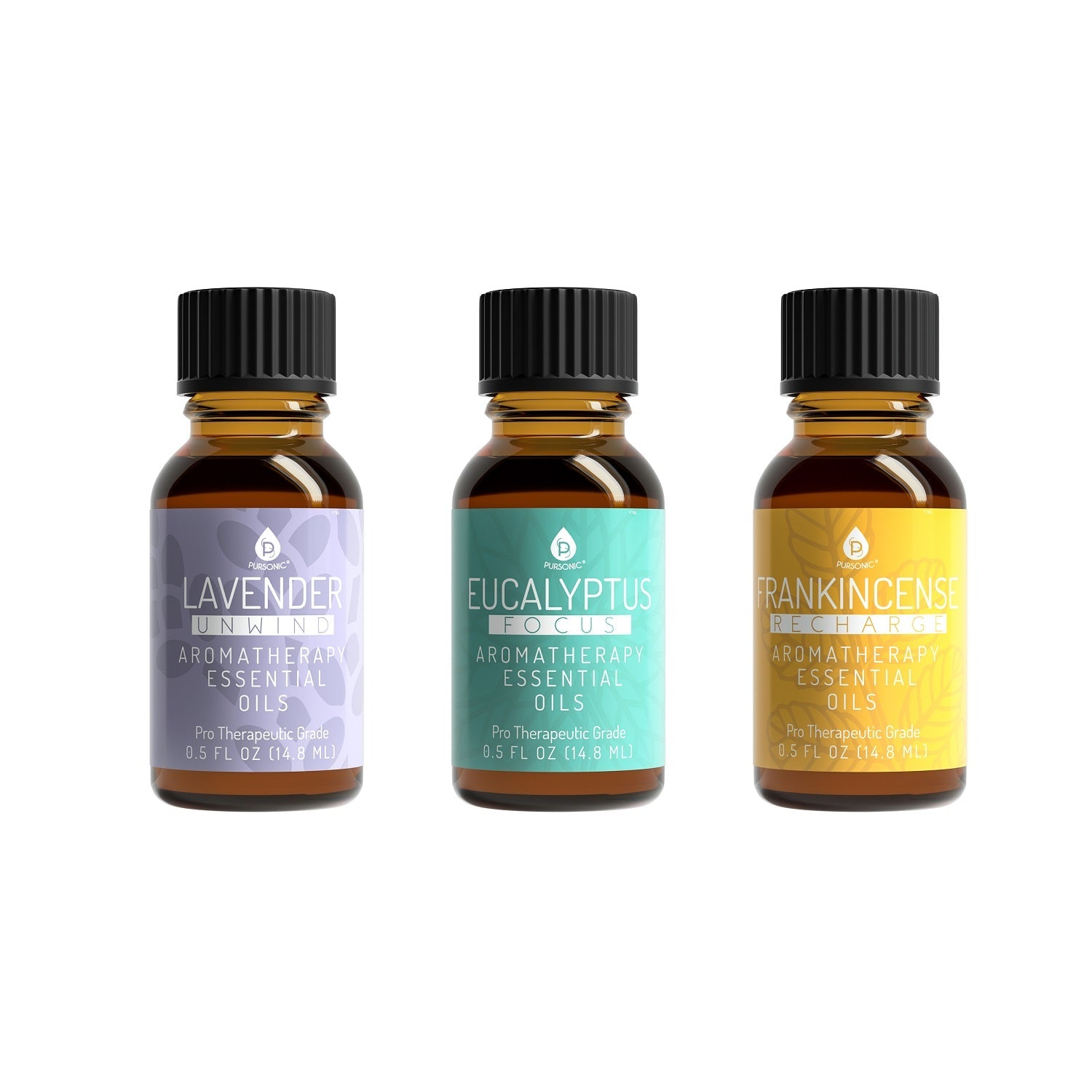 3 Pack Aromatherapy Essential oils (Lavender, Eucalyptus,
