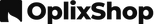 OplixShop logo in black on a white background