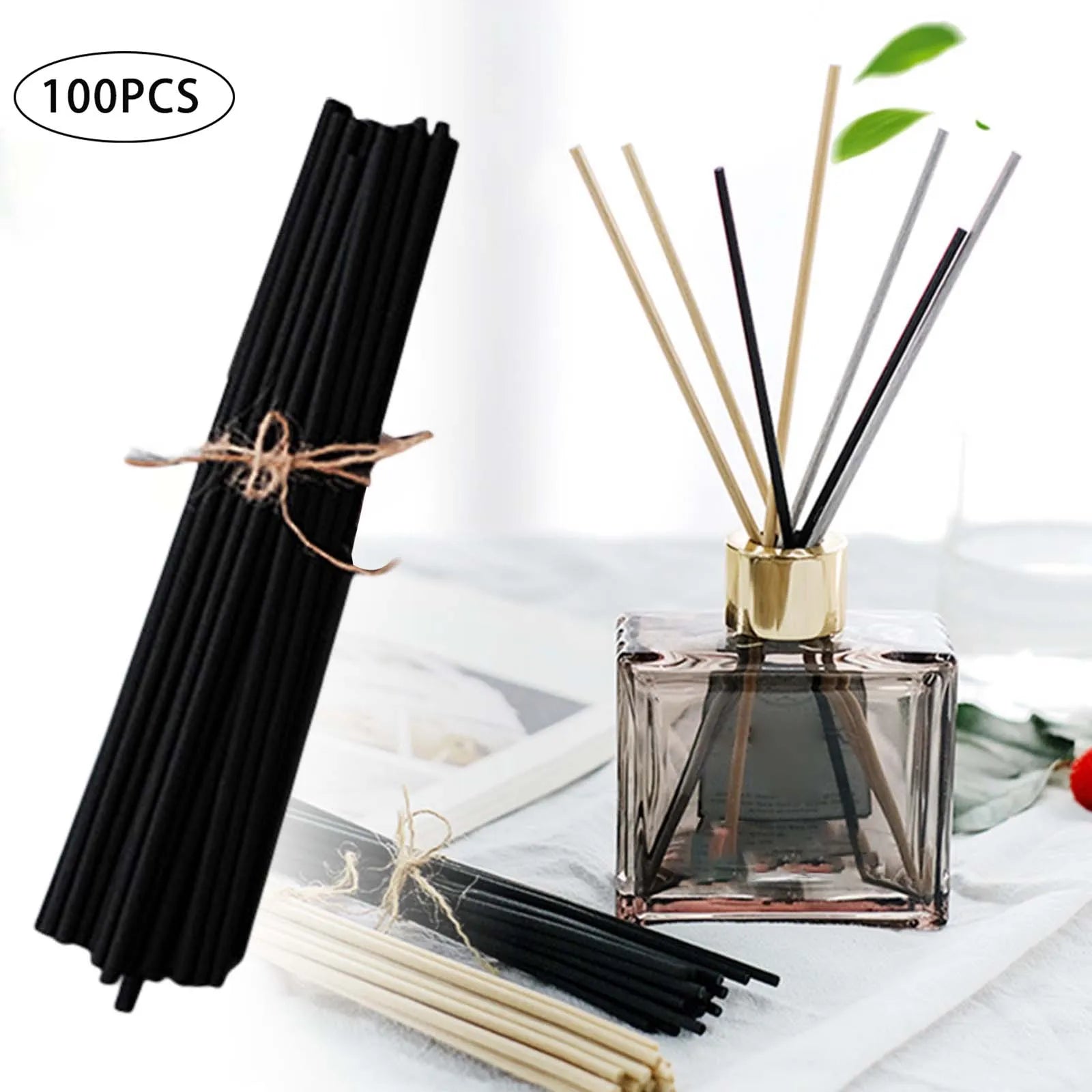 100Pcs Reed Diffuser Sticks Set 3mm 8inch Fiber Reed Diffuser Sticks