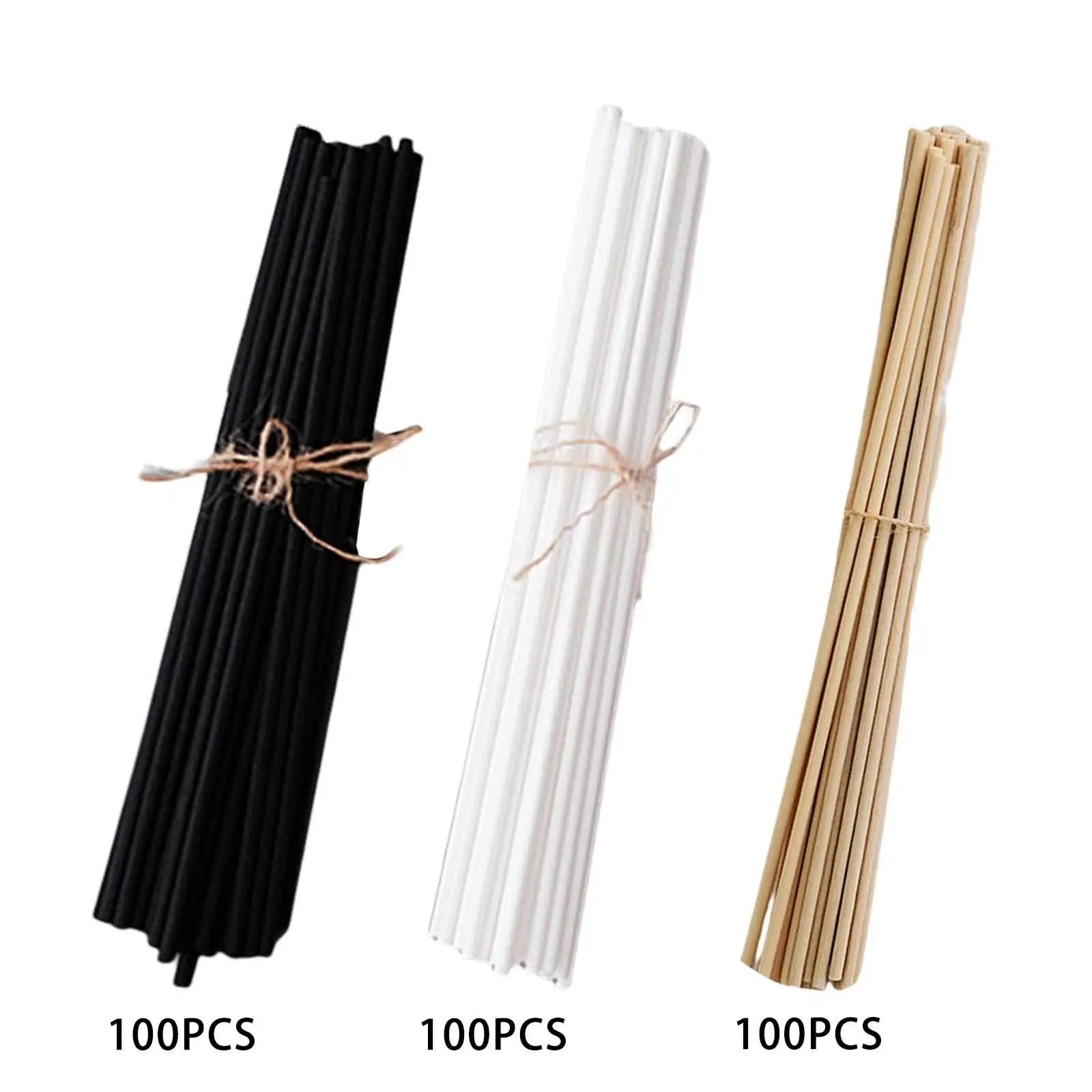 100Pcs Reed Diffuser Sticks Set 3mm 8inch Fiber Reed Diffuser Sticks