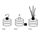 100Pcs Reed Diffuser Sticks Set 3mm 8inch Fiber Reed Diffuser Sticks
