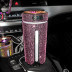 Luxury Diamond Car Humidifier LED Light Car Diffuser Auto