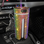 Luxury Diamond Car Humidifier LED Light Car Diffuser Auto