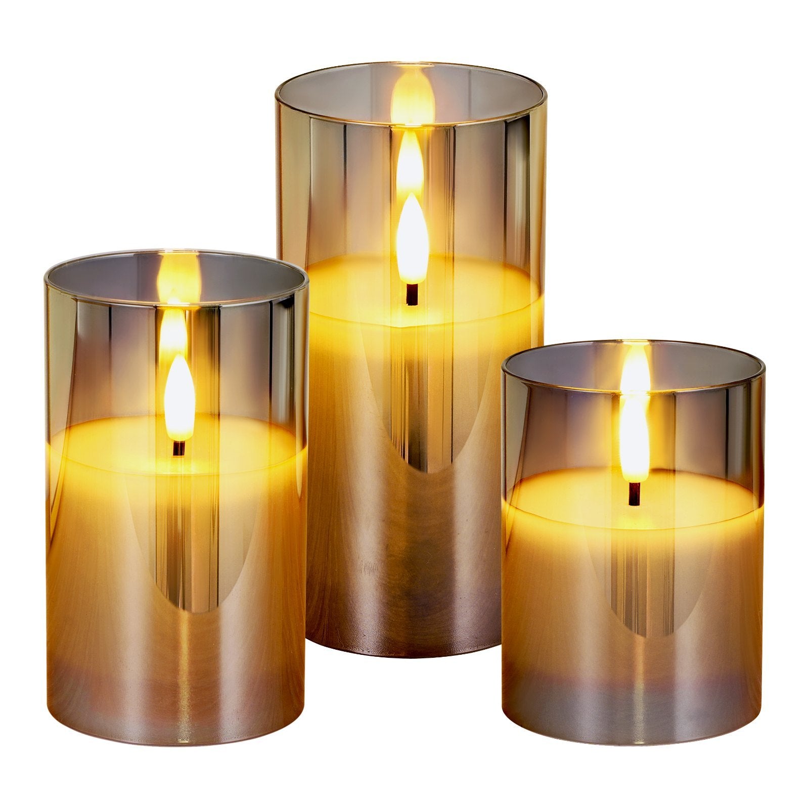 Flameless LED Candles 3 Pack Battery Operated Candles