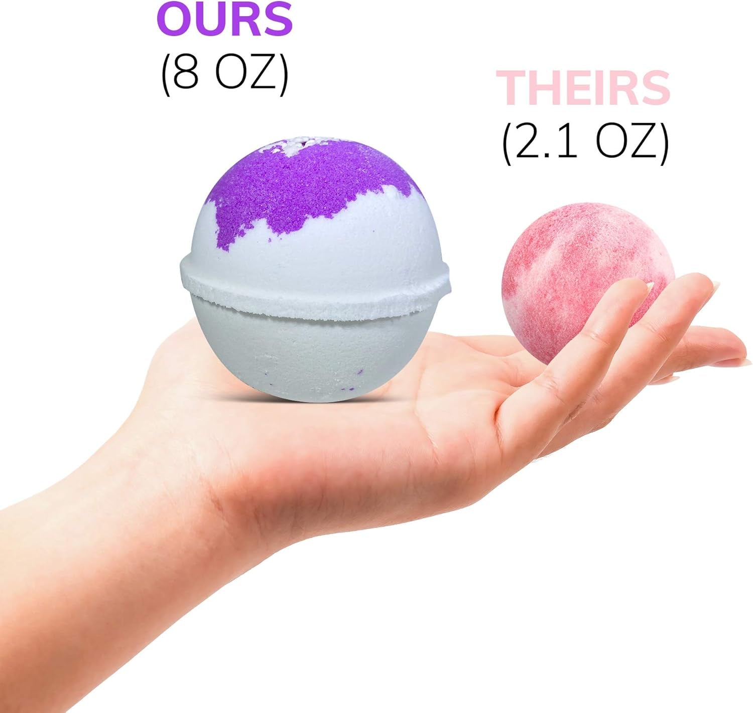Bath Bomb with Surprise Bear Necklace inside - Skin Moisturizing Natural Ingredients Safe for Kids - Bath Bomb with Bear Jewelry inside for Women