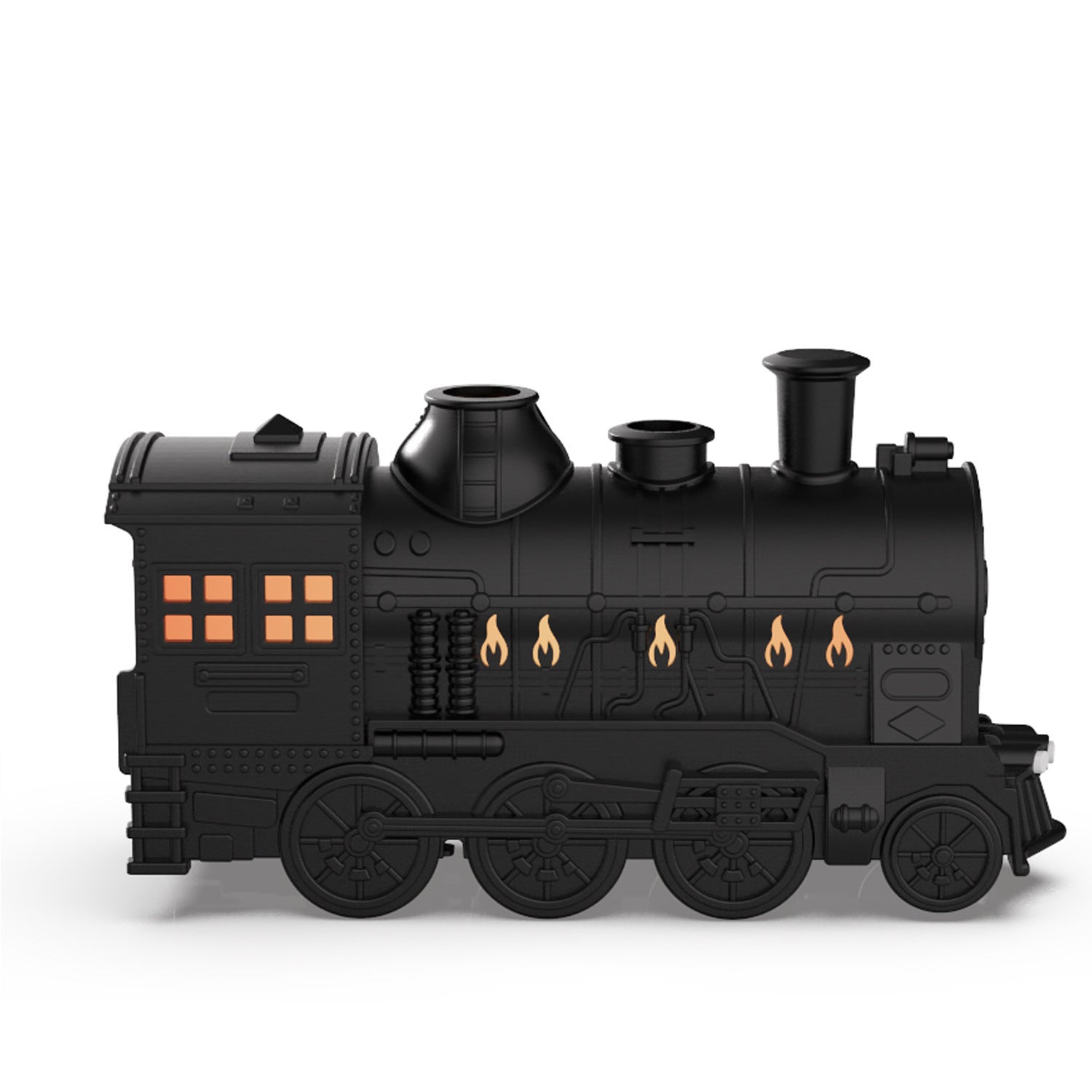 Train Shape Aromatherapy Diffuser Desktop Essential Oils Difusor Smoke