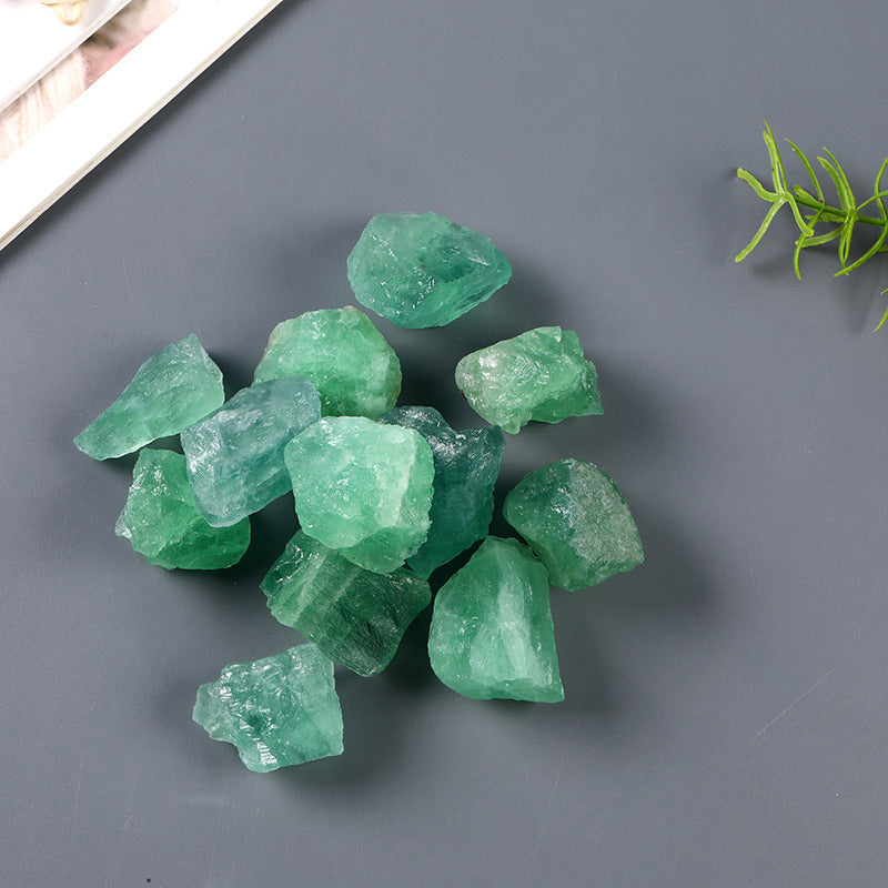 Crystal Rough Green Fluorite, Cross-border Crystal Diffuser