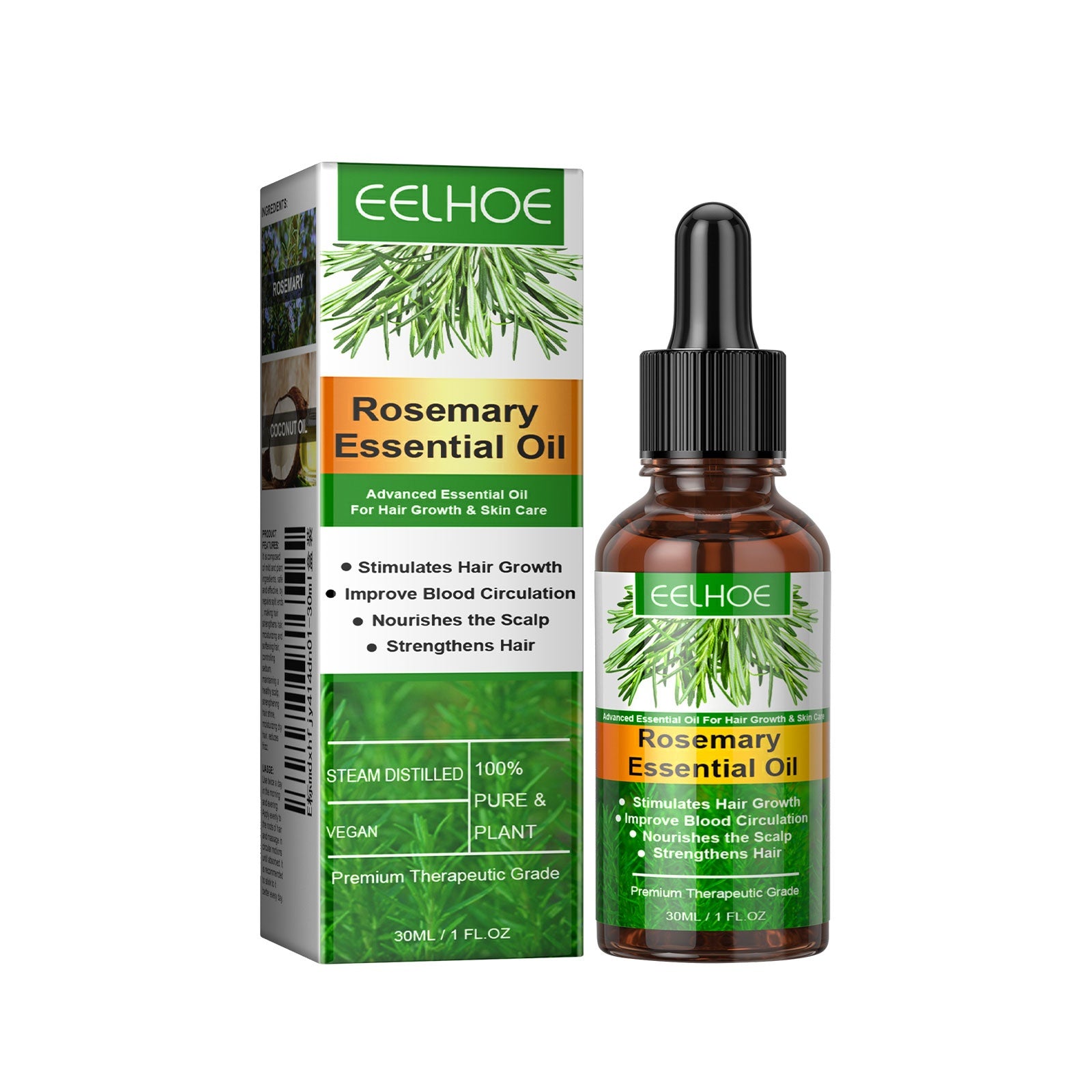 EELHOE Rosemary Moisturizing Conditioning Oil Anti-Breakage Nourishing Scalp Hair