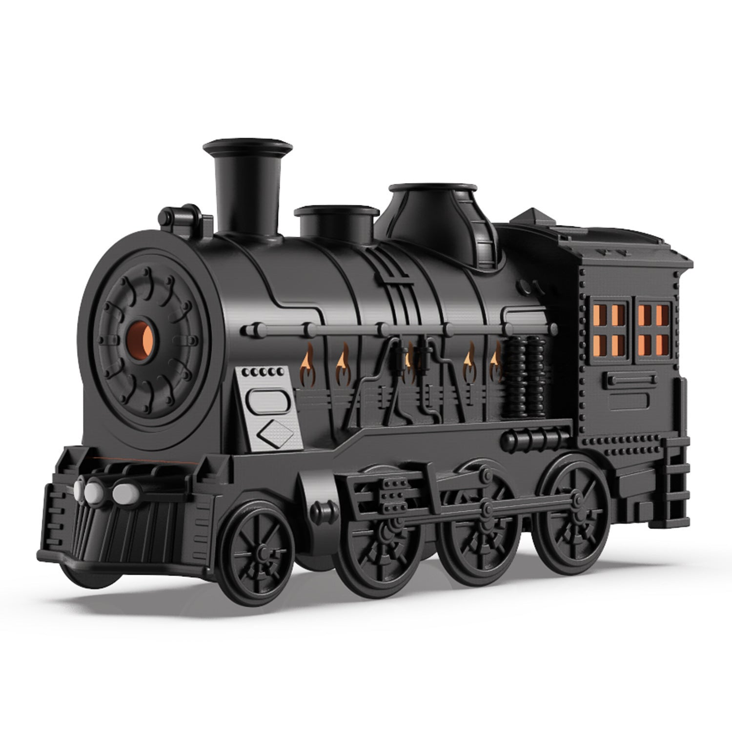 Train Shape Aromatherapy Diffuser Desktop Essential Oils Difusor Smoke